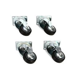 JBL WK4S Caster Set Of 4 Swivel Casters  4-PC Set Of Swiveling Metal Casters for Use with JBL Subwoofers
